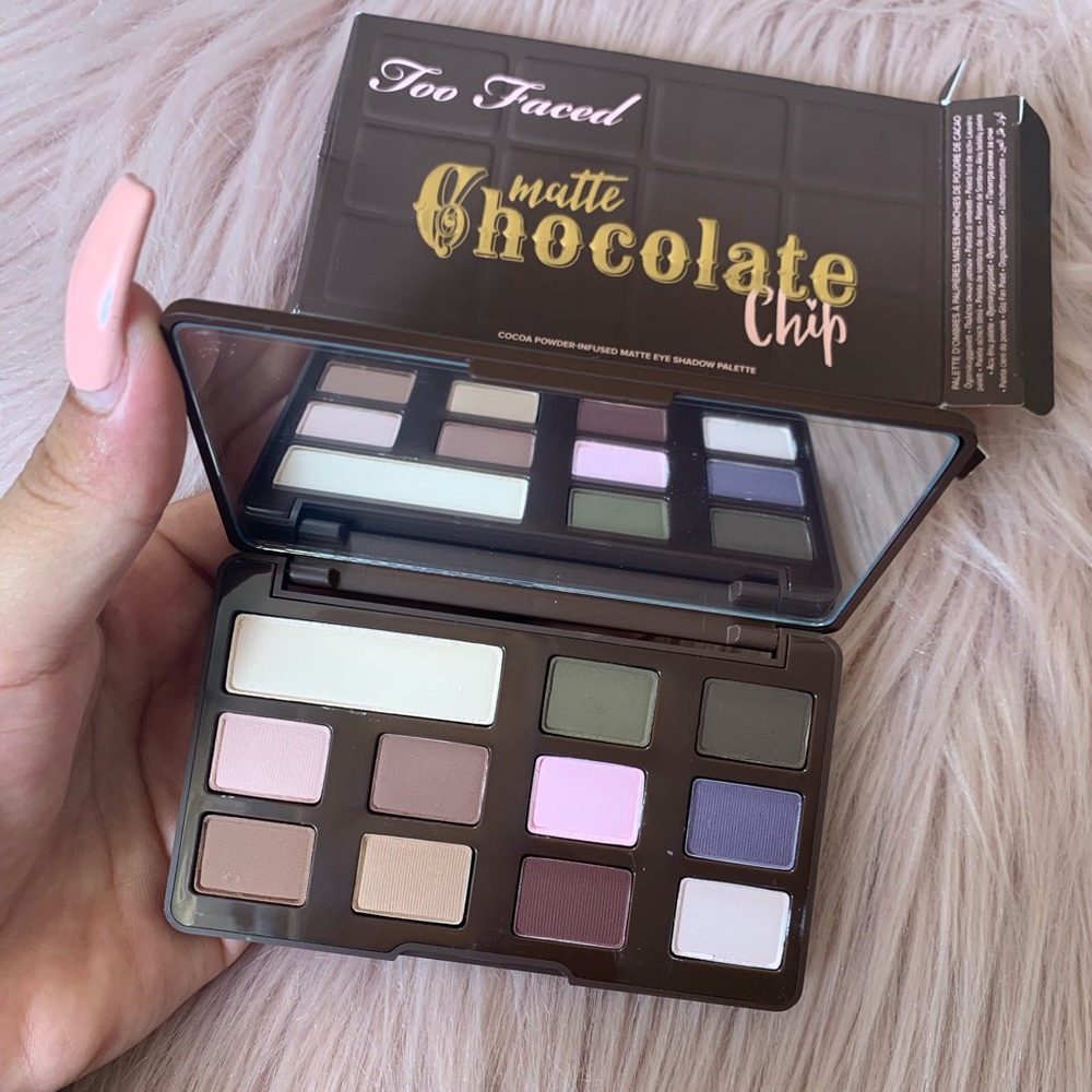 Too faced matte chocolate chip eyeshadow palette